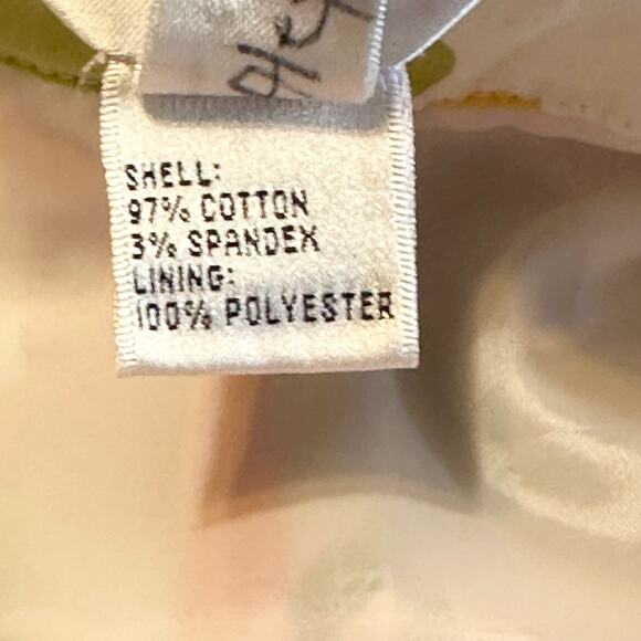 Y2K Talbots Pleated Tulip Print Floral Skirt Sz 12P Side Zip Preppy Cottagecore - Picture 10 of 10